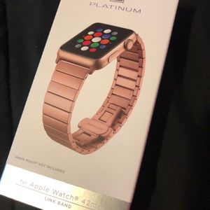 Rose Gold Link Apple Watch Band 42mm